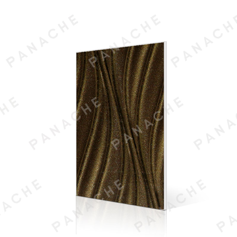 PAA-212g02-L灵动浅金水波纹金属木饰面