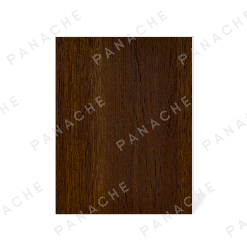 PWYM0045-T 压纹深棕柞木纹金属木饰面