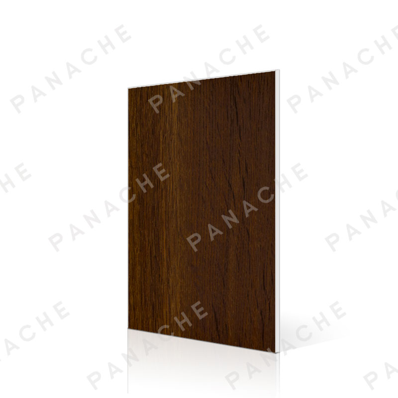 PWYM0045-T 压纹深棕柞木纹金属木饰面