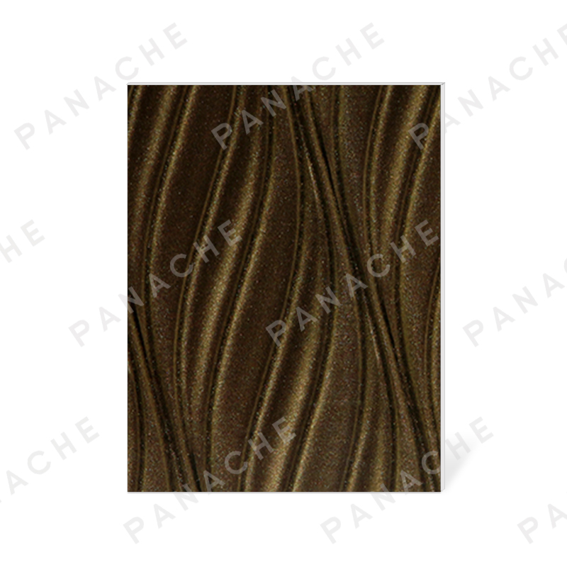 PAA-212g02-L灵动浅金水波纹金属木饰面